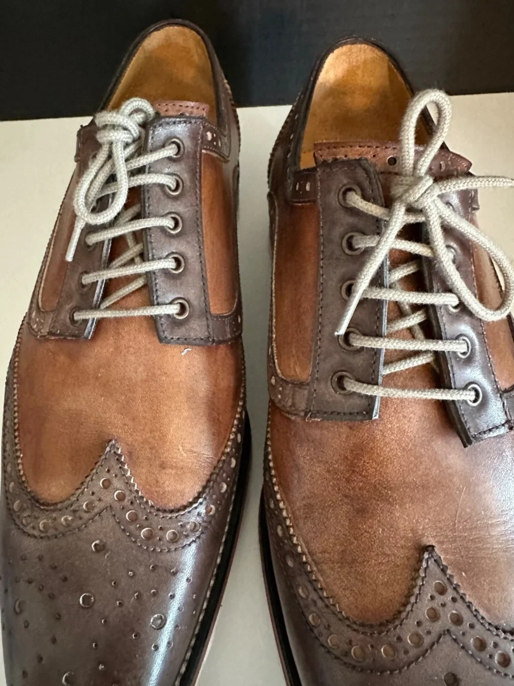Jose Real | Derby Sport BROWN Multi Tone | Italian Nubuck Leather | 42 | A618